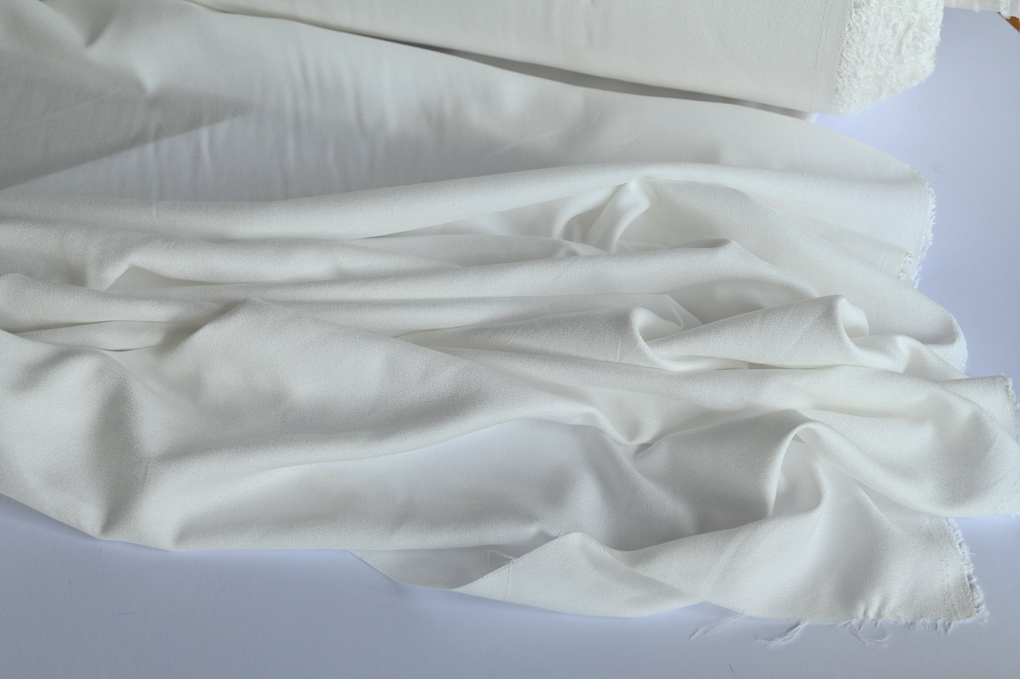 Snow On The Mountain - Viscose Crepe