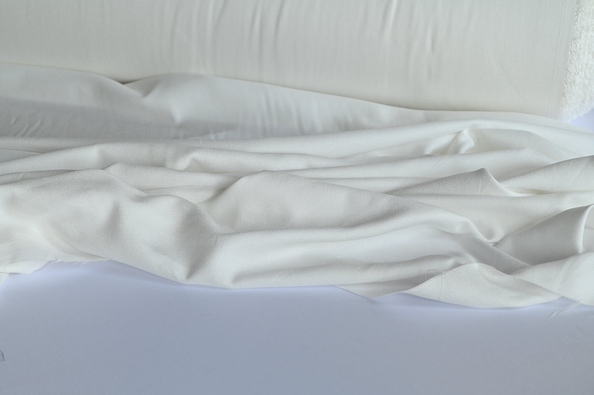 Snow On The Mountain - Viscose Crepe