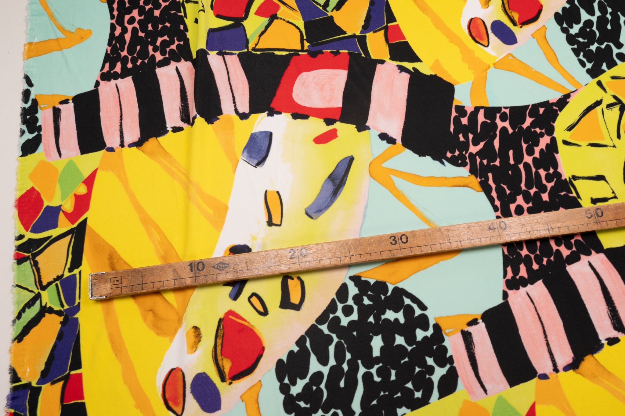 REMNANT - Perfect Artistic Expressions  - Viscose Jersey (3mts at £60)