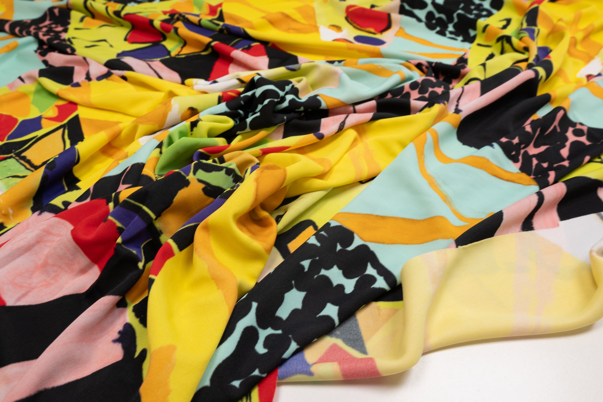 REMNANT - Perfect Artistic Expressions  - Viscose Jersey (3mts at £60)
