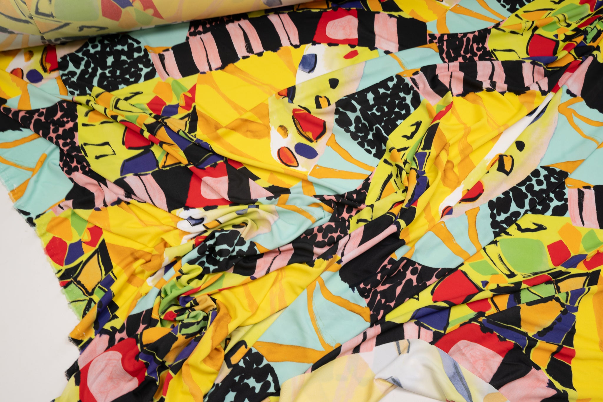 REMNANT - Perfect Artistic Expressions  - Viscose Jersey (3mts at £60)