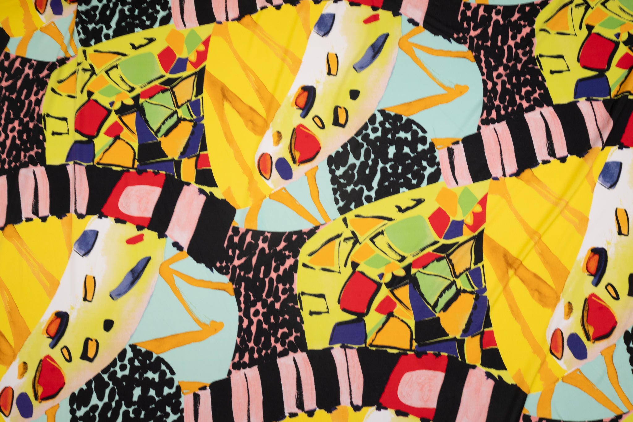 REMNANT - Perfect Artistic Expressions  - Viscose Jersey (3mts at £60)