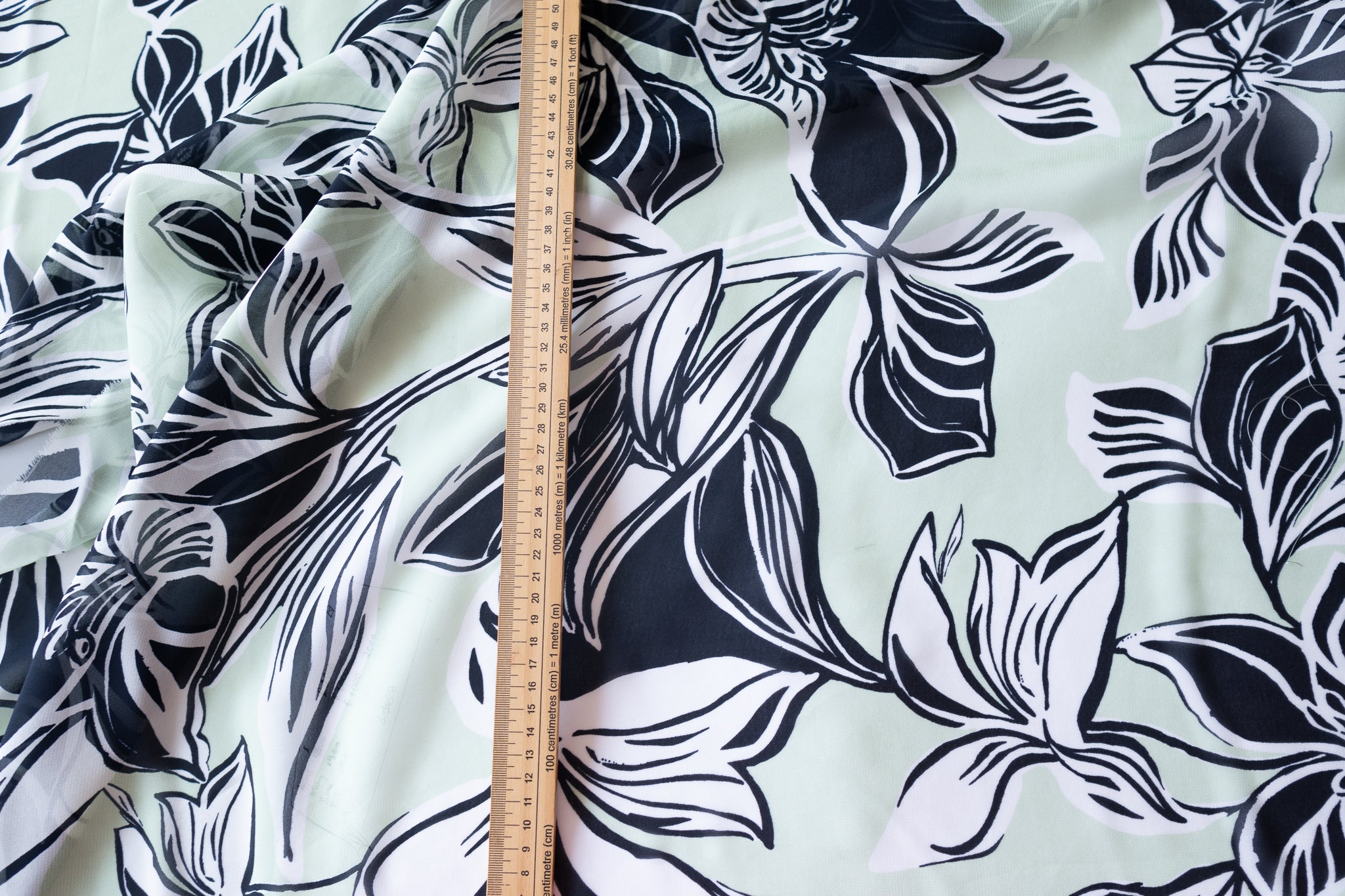 Giant Florals For Life  - Viscose Chiffon