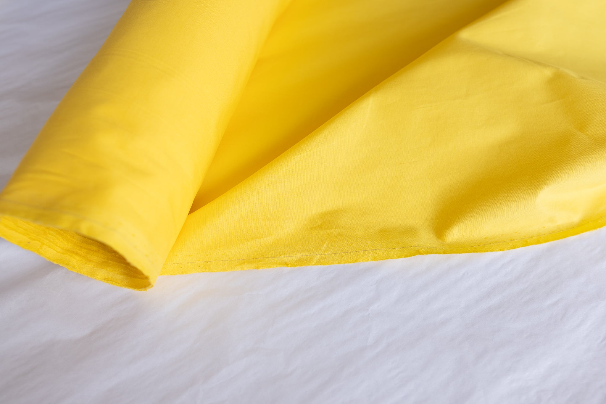 Gather Here For Stories (Yellow)  - Cotton Poplin