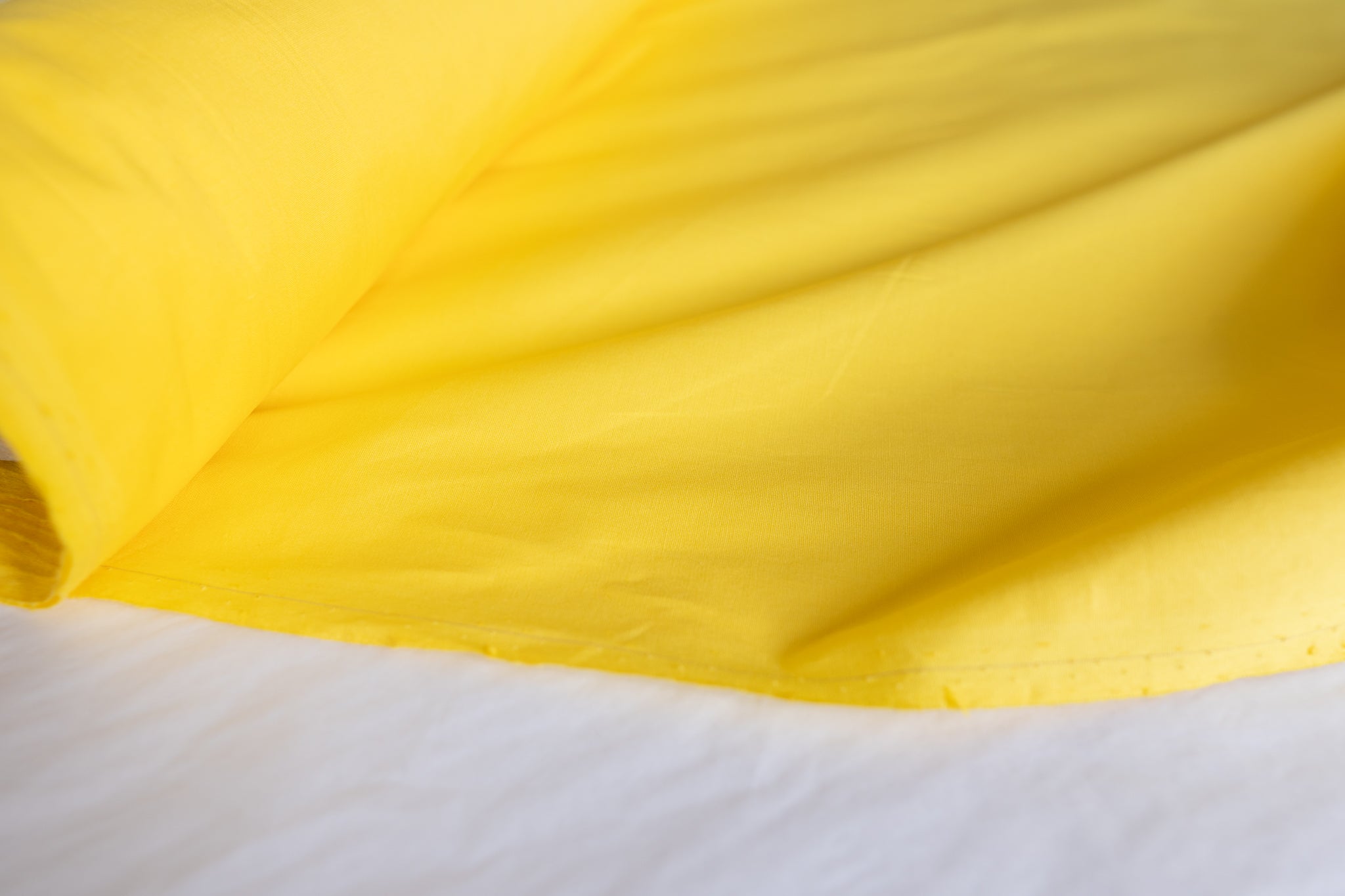 Gather Here For Stories (Yellow)  - Cotton Poplin
