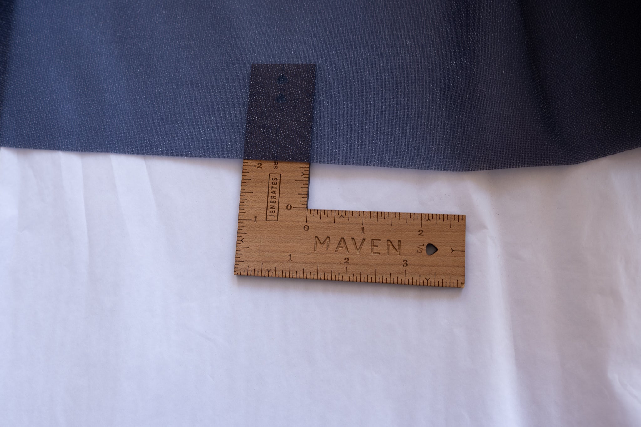 I Will Stick With You For Eternity -  (Navy Peony) Fusible Interfacing
