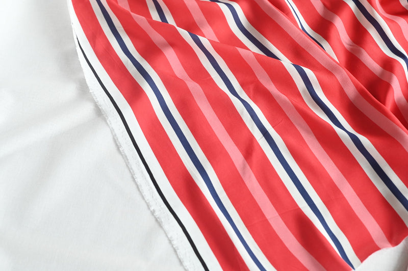 REMNANT - Alternating Rectangles Galore - Viscose - 2.10mts