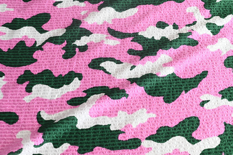 REMNANT - Green Clouds in A Pink Sky - Silk Jacquard - 1 metre