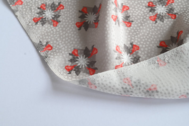 REMNANT - A Touch Of Orange - Cotton Silk - 2.45mts