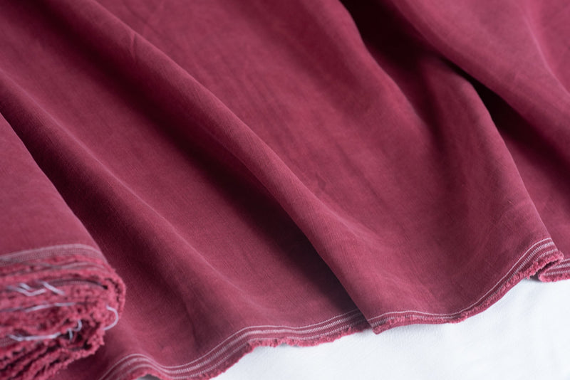 REMNANT - A Cocktail of Fibres ( Rhododendron) - Cupro Tencel Linen - 90cm