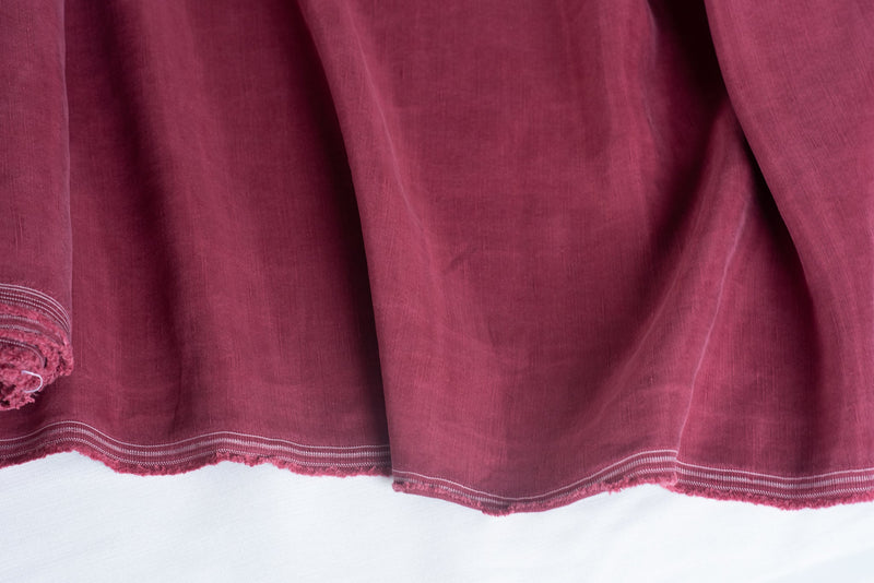 REMNANT - A Cocktail of Fibres ( Rhododendron) - Cupro Tencel Linen - 90cm