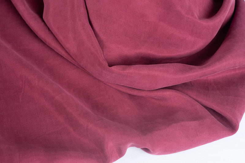 REMNANT - A Cocktail of Fibres ( Rhododendron) - Cupro Tencel Linen - 90cm