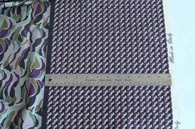 Muted Waves - Silk Linen