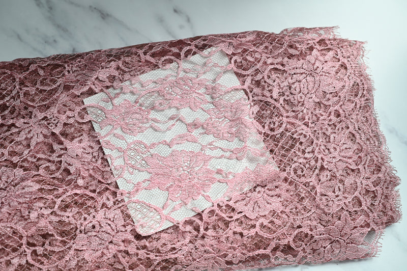 French Delicate Beauty (Dusky Pink) - Viscose Polyamide