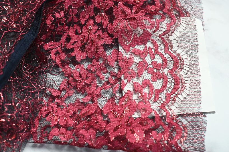 French Delicate Beauty (Shades of Red) - Viscose Polyamide