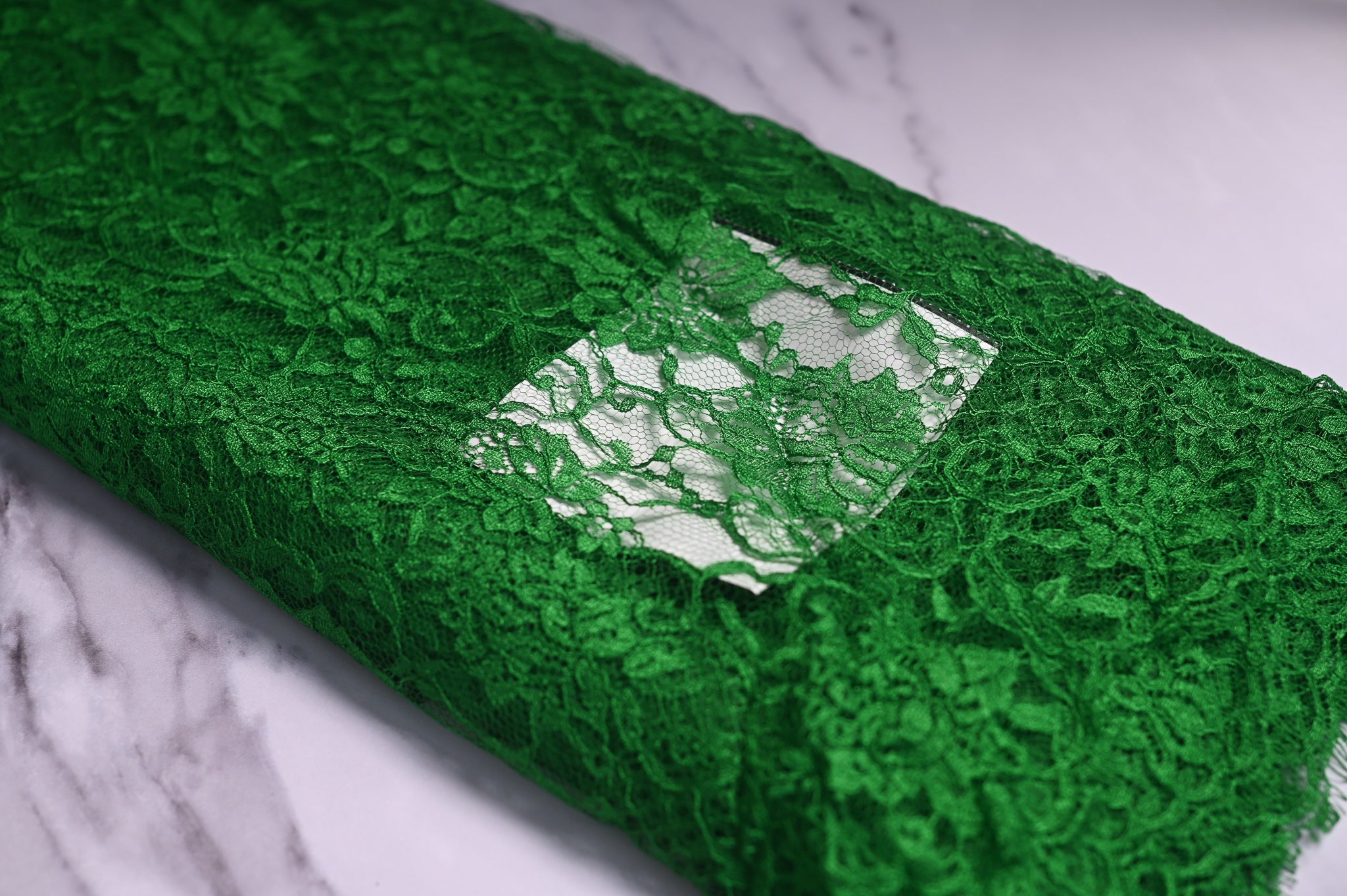 French Delicate Beauty (Green) - Viscose Polyamide