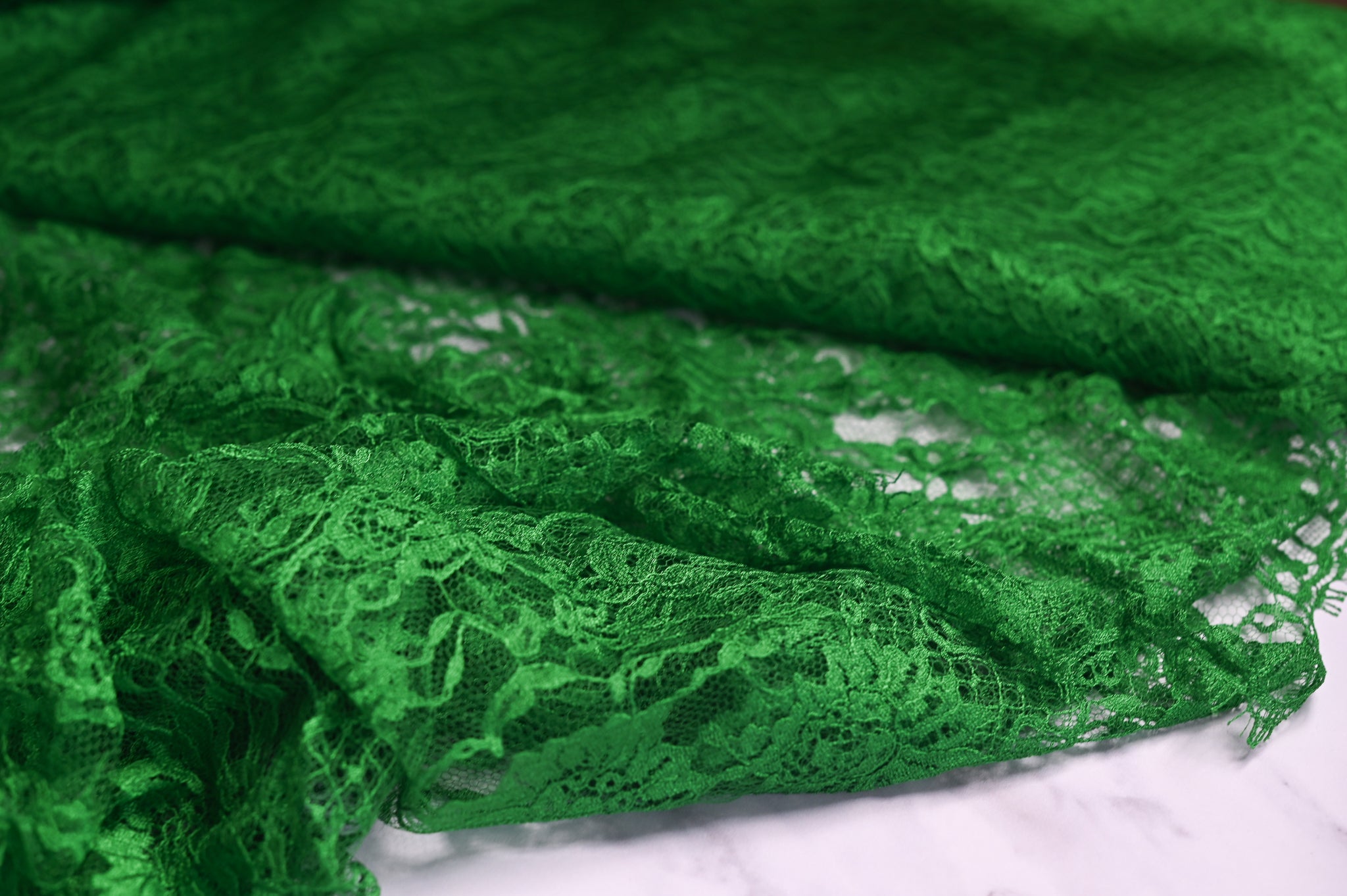 French Delicate Beauty (Green) - Viscose Polyamide
