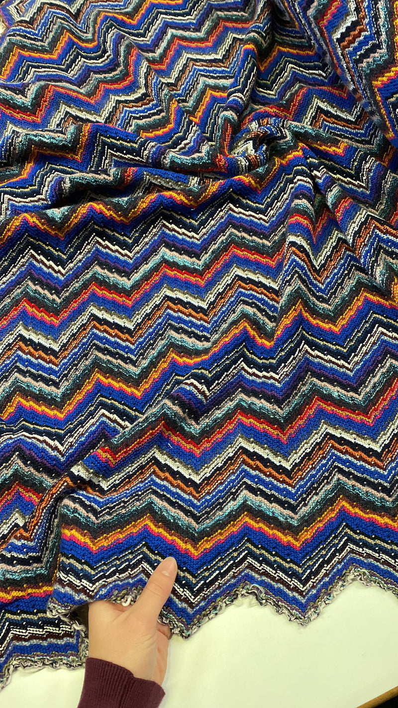 *PRE-ORDER*  Honey, I see pyramids (Large Chevron)  - Wool, Viscose - Multiple Colours