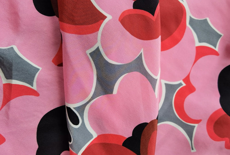 Poppies Galore Indeed -  Silk - Selvedge and Bolts
