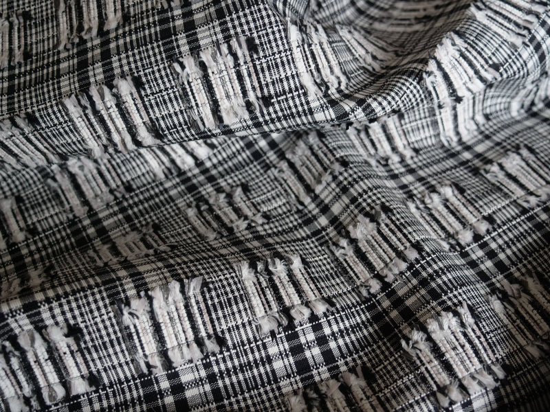Textured Monochrome - Cotton silk viscose - Selvedge and Bolts