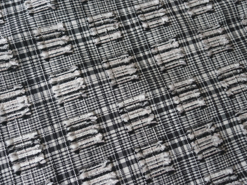 Textured Monochrome - Cotton silk viscose - Selvedge and Bolts