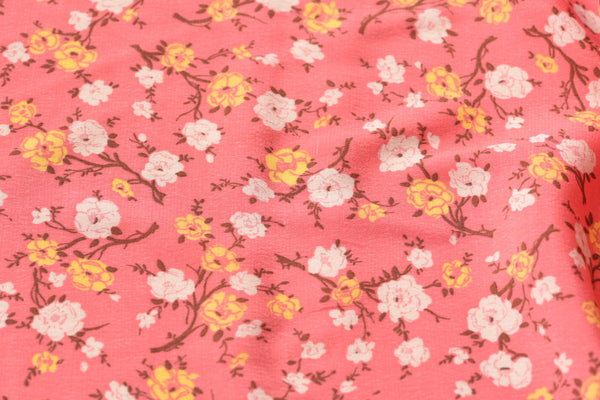 Floral Escapades- Viscose - Selvedge and Bolts