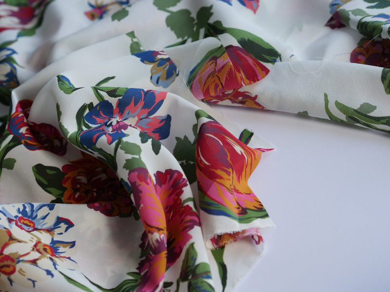 Lets Go To The Garden - Silk - Selvedge and Bolts