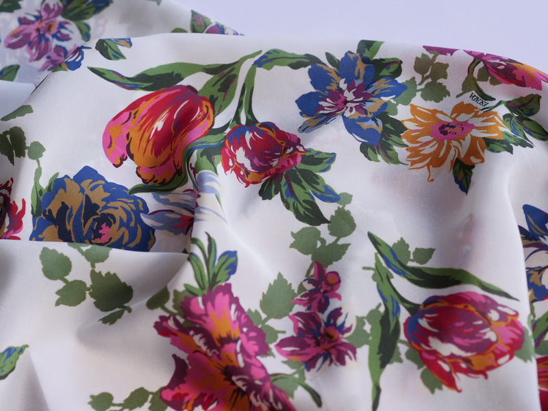 Lets Go To The Garden - Silk - Selvedge and Bolts