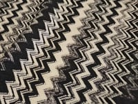 *PRE-ORDER*  Honey, I see pyramids ( Black and White ) - Wool, Cotton
