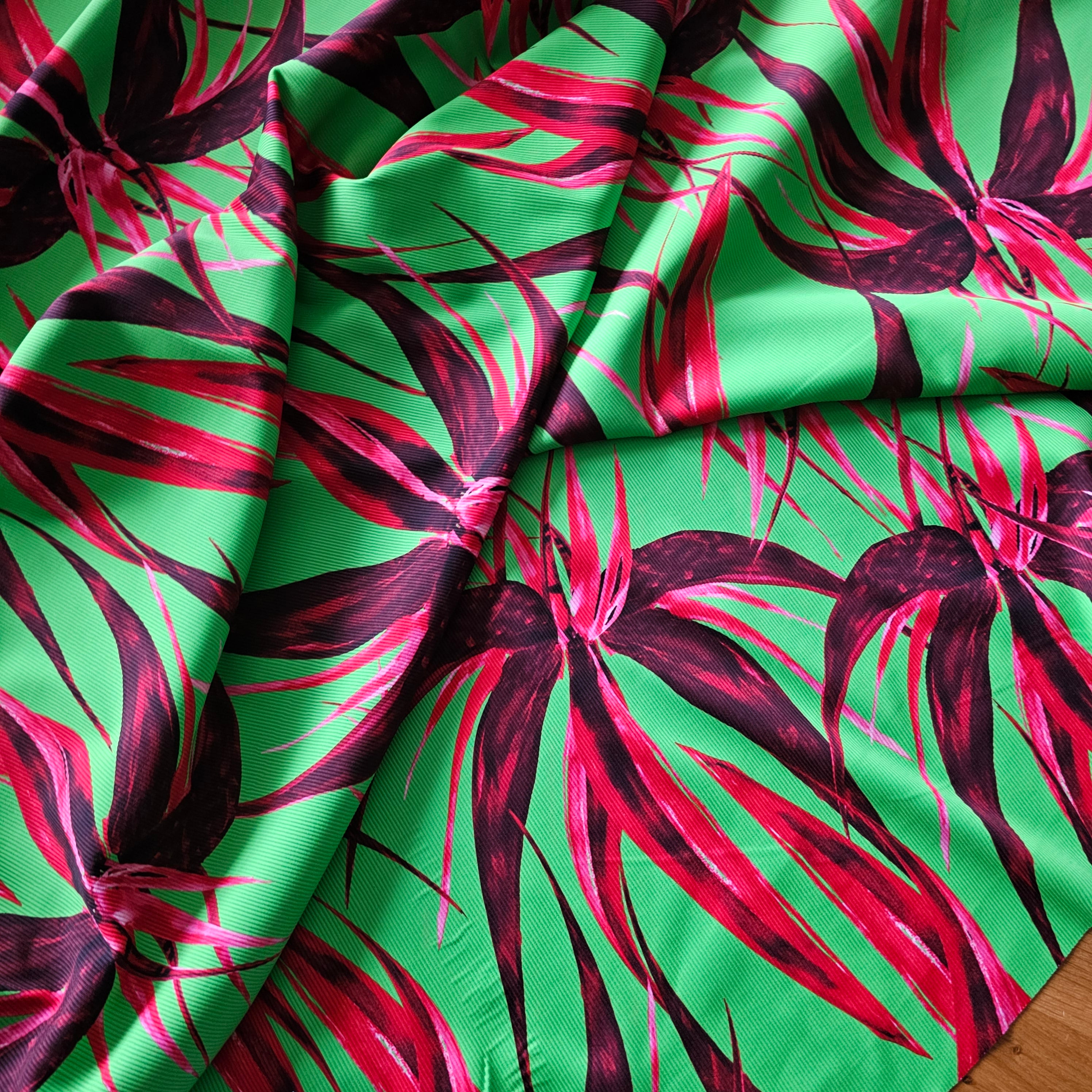 Green Goddess - Ribbed Polyamide