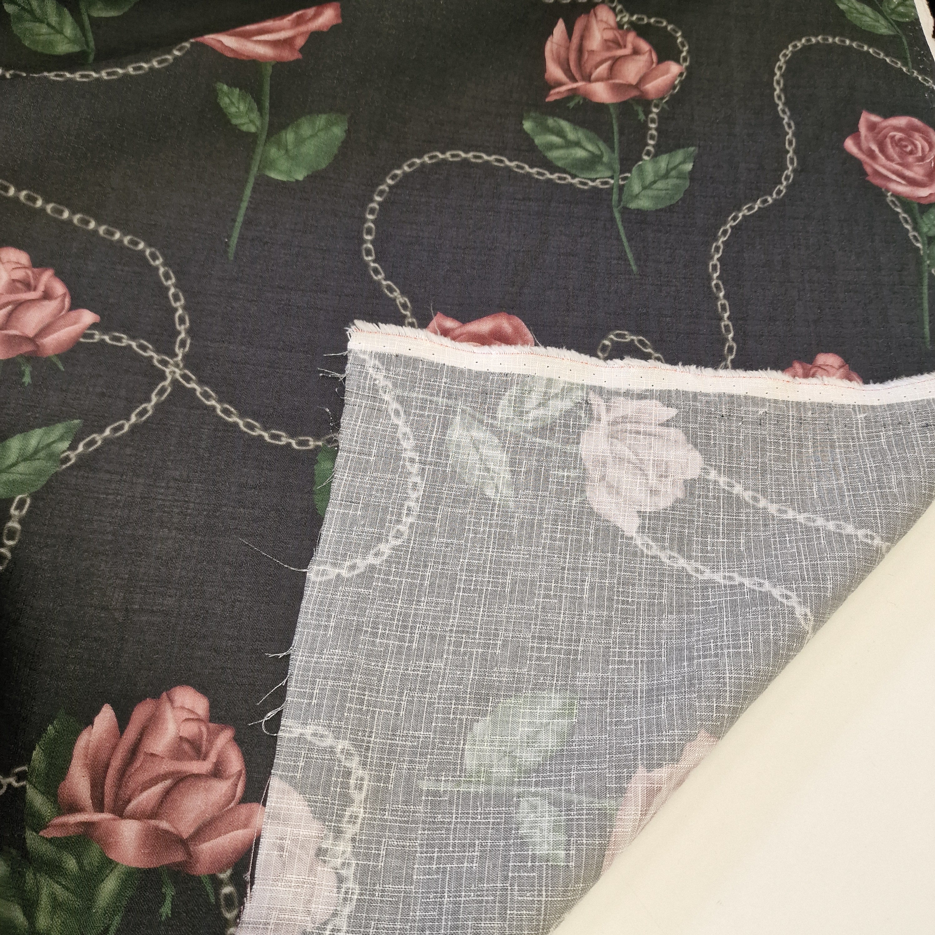 March of The Roses (Pink) -  Viscose