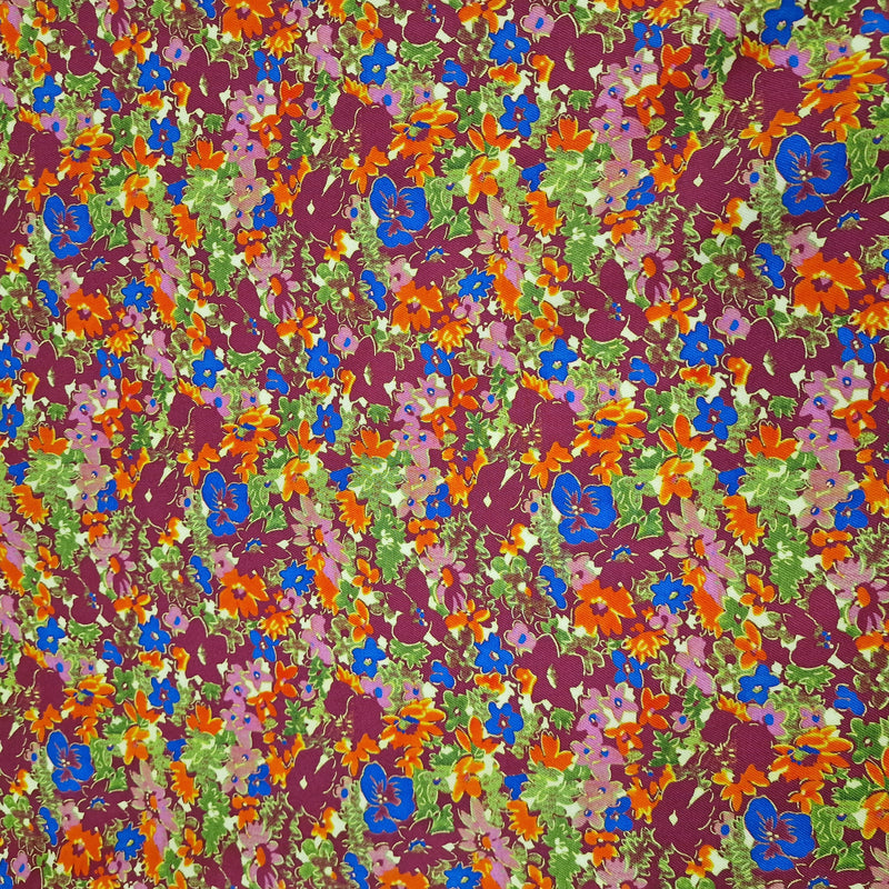1.55metres Remnant - Beautiful Meadow Delights-  Viscose