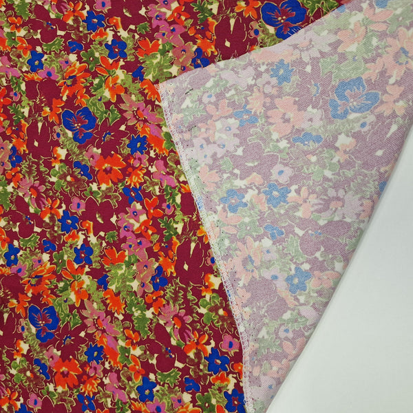 1.55metres Remnant - Beautiful Meadow Delights-  Viscose