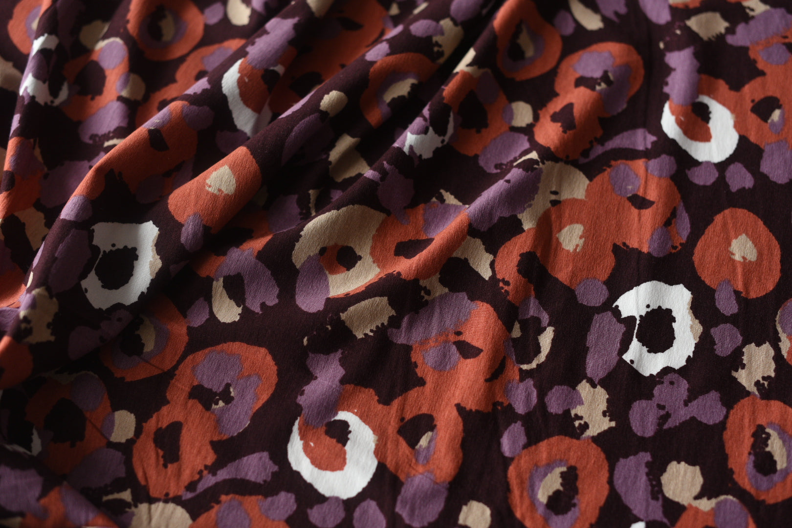 To Be Fair, These Colours Blend Well Together-  Viscose - Selvedge and Bolts