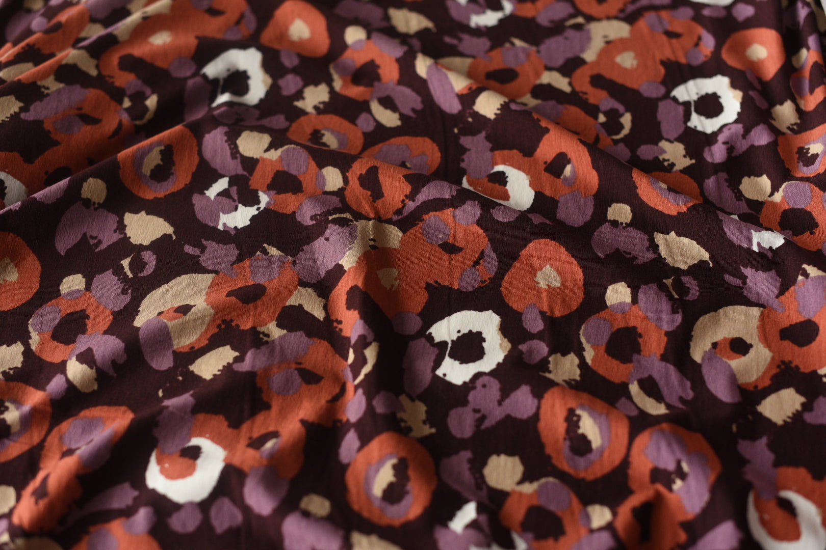 To Be Fair, These Colours Blend Well Together-  Viscose - Selvedge and Bolts