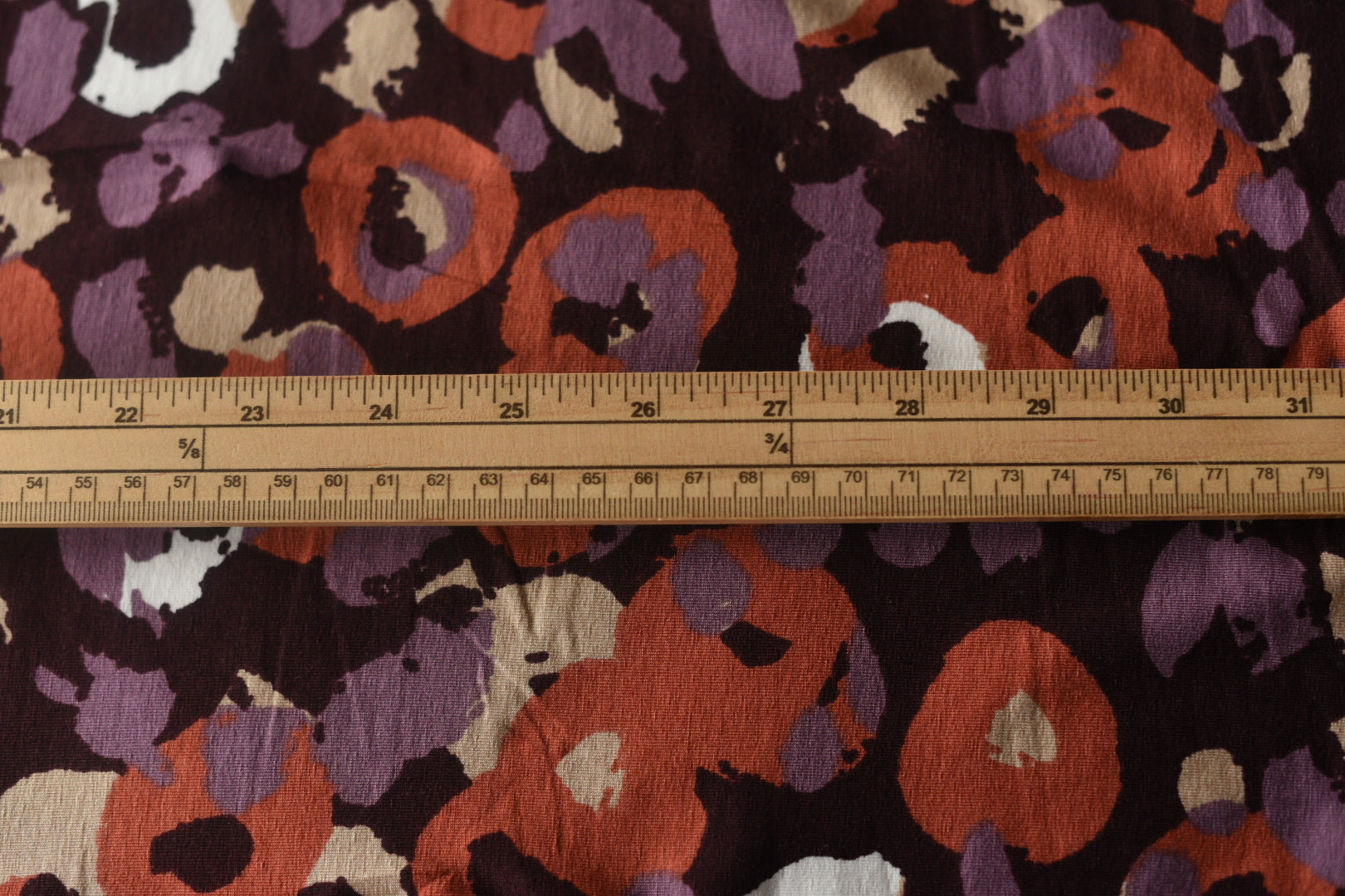 To Be Fair, These Colours Blend Well Together-  Viscose - Selvedge and Bolts