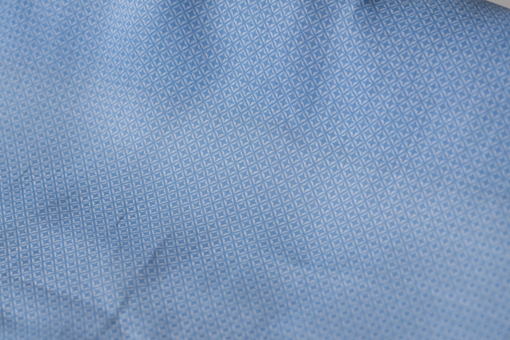Building Blocks Of The Future (Blue) -Ramie - Selvedge and Bolts