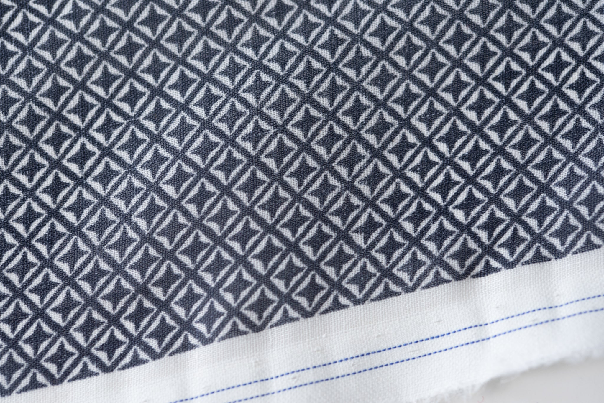 Building Blocks Of The Future (Grey) -Ramie - Selvedge and Bolts