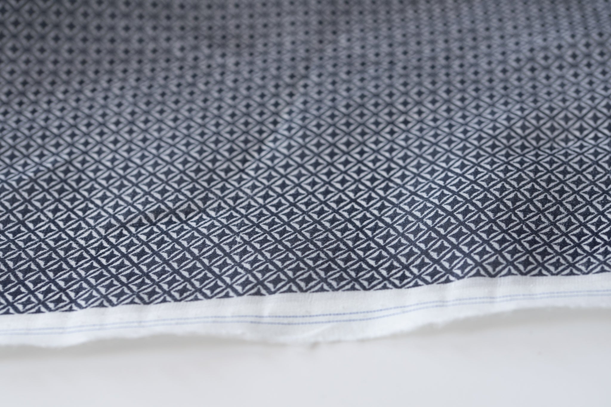 Building Blocks Of The Future (Grey) -Ramie - Selvedge and Bolts