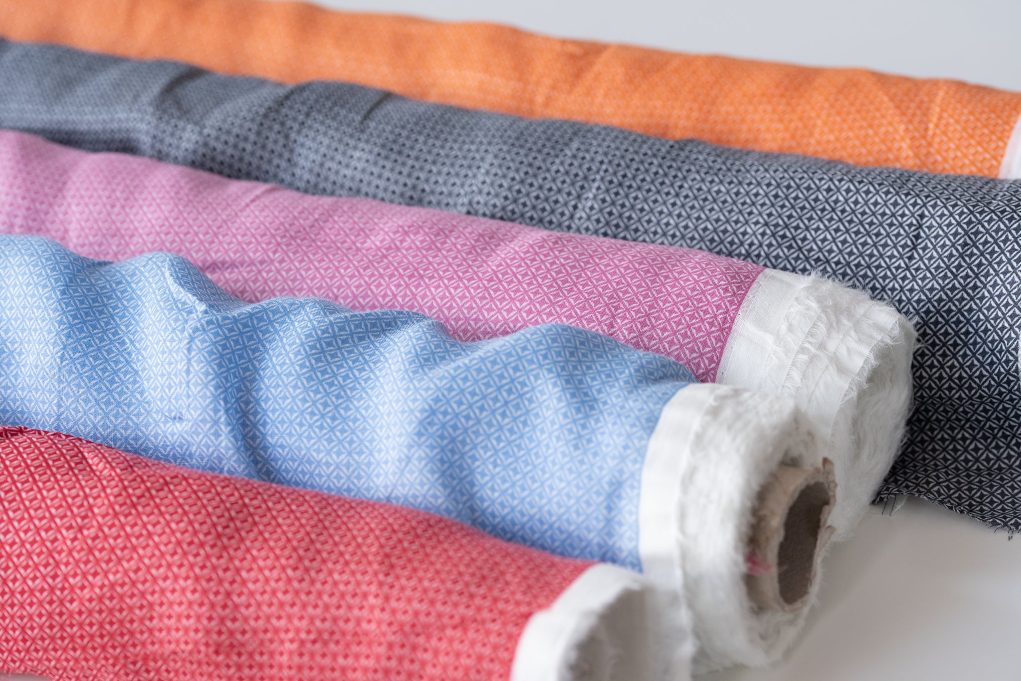 Building Blocks Of The Future (Grey) -Ramie - Selvedge and Bolts