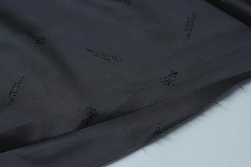 I Was Born To Luxury You Know -  (Black) Viscose Lining - Selvedge and Bolts
