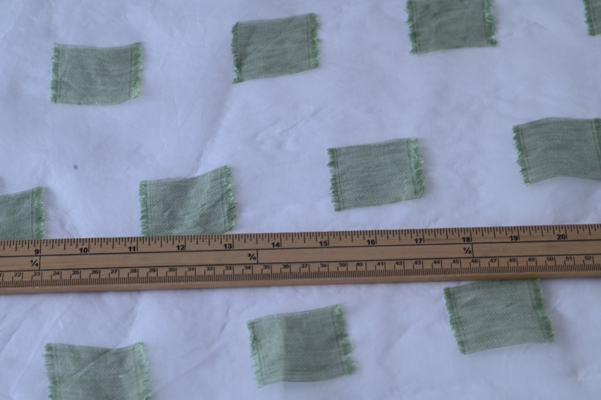 Lay The Squares Here - Viscose Silk