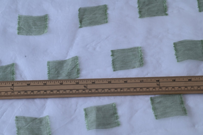Lay The Squares Here - Viscose Silk