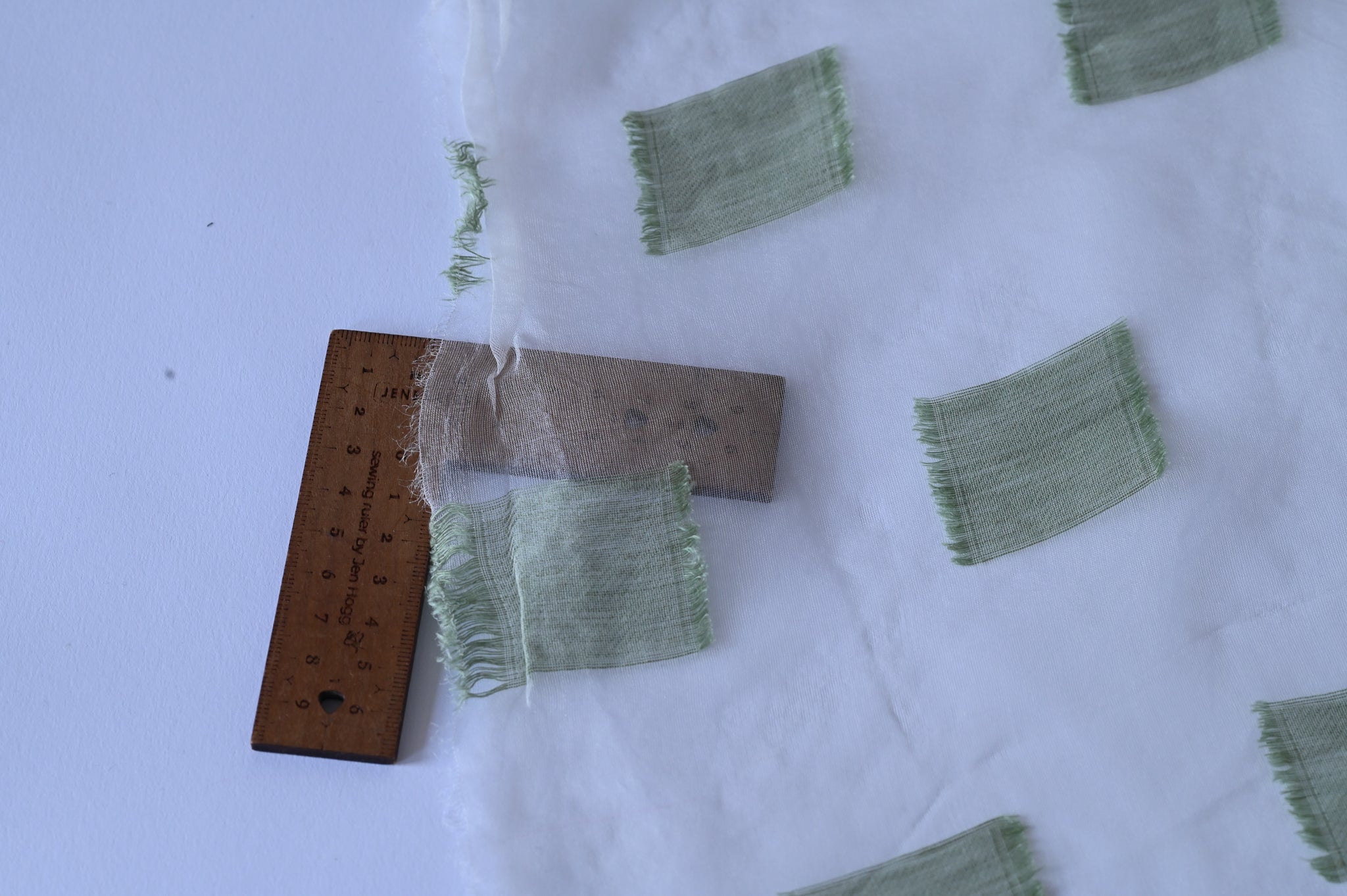 Lay The Squares Here - Viscose Silk