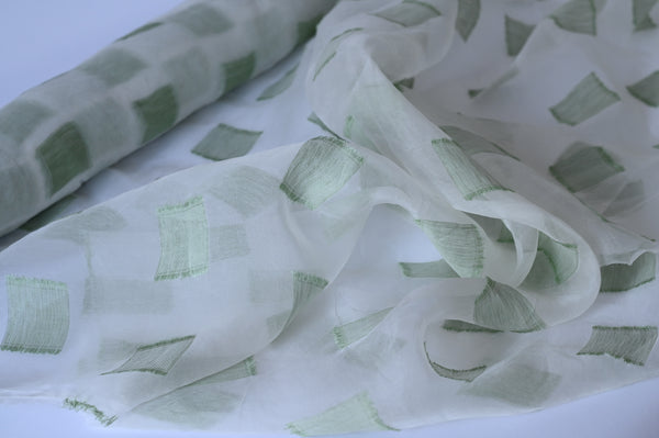Lay The Squares Here - Viscose Silk
