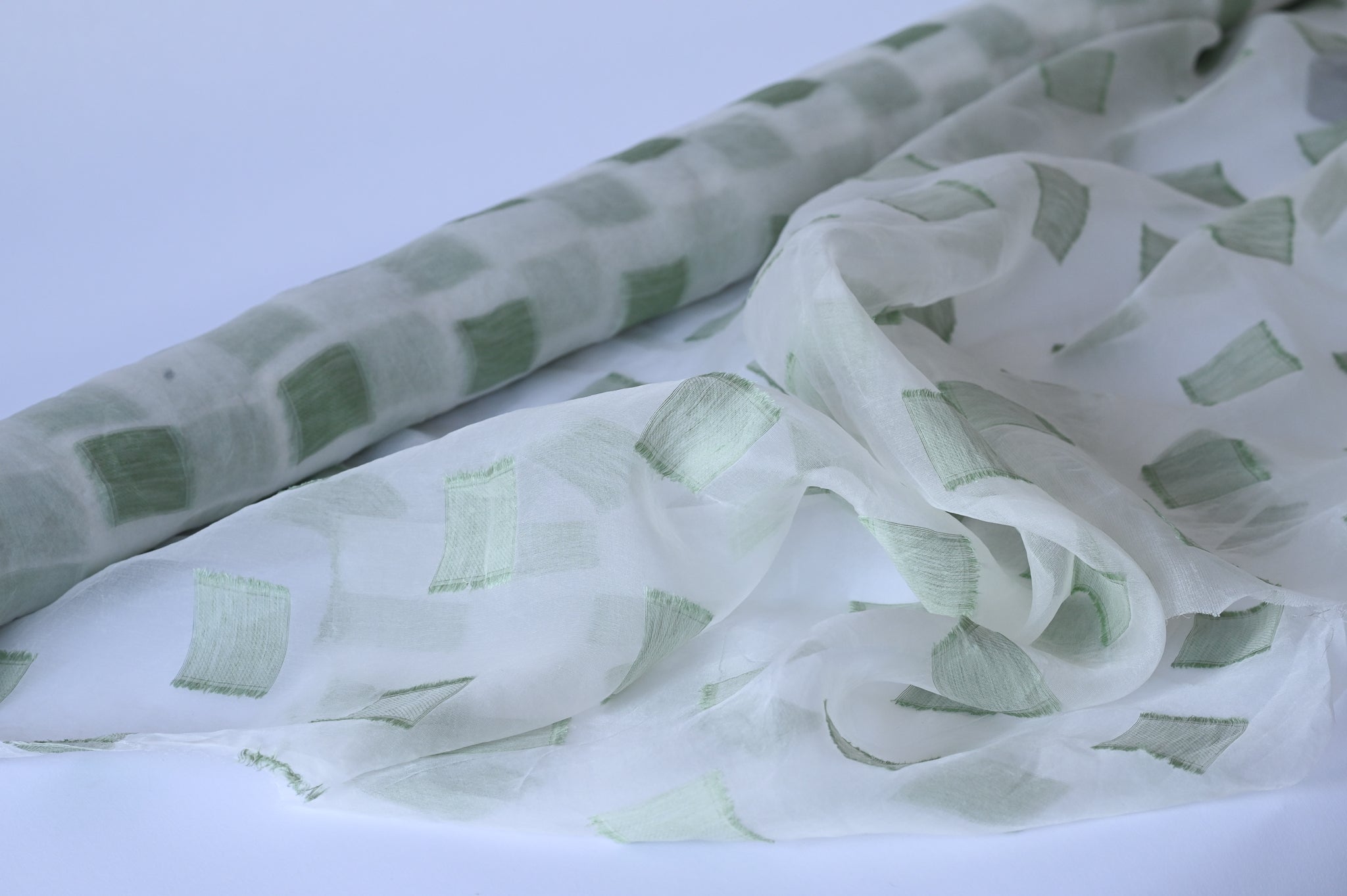 Lay The Squares Here - Viscose Silk
