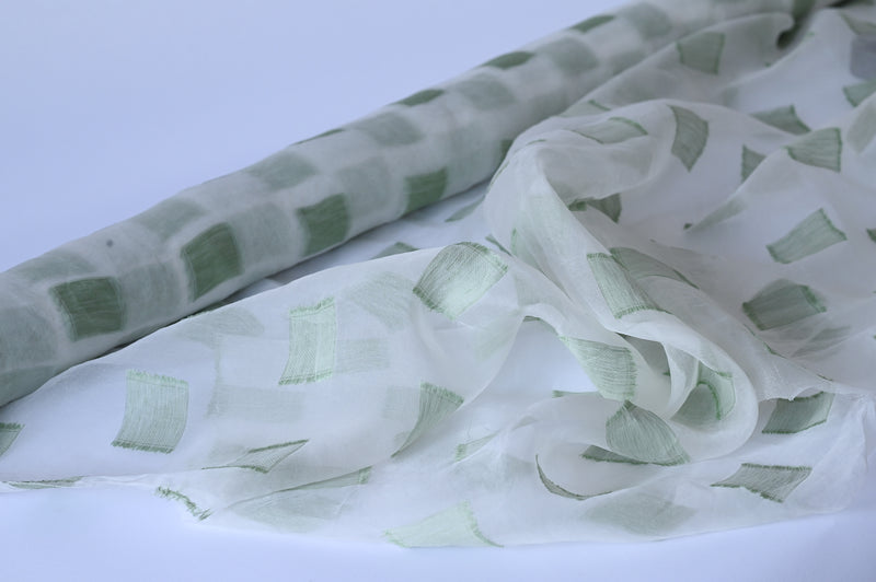 Lay The Squares Here - Viscose Silk