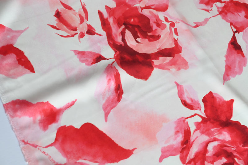 Roses For My Love - Viscose Panel