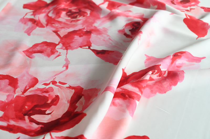 Roses For My Love - Viscose Panel