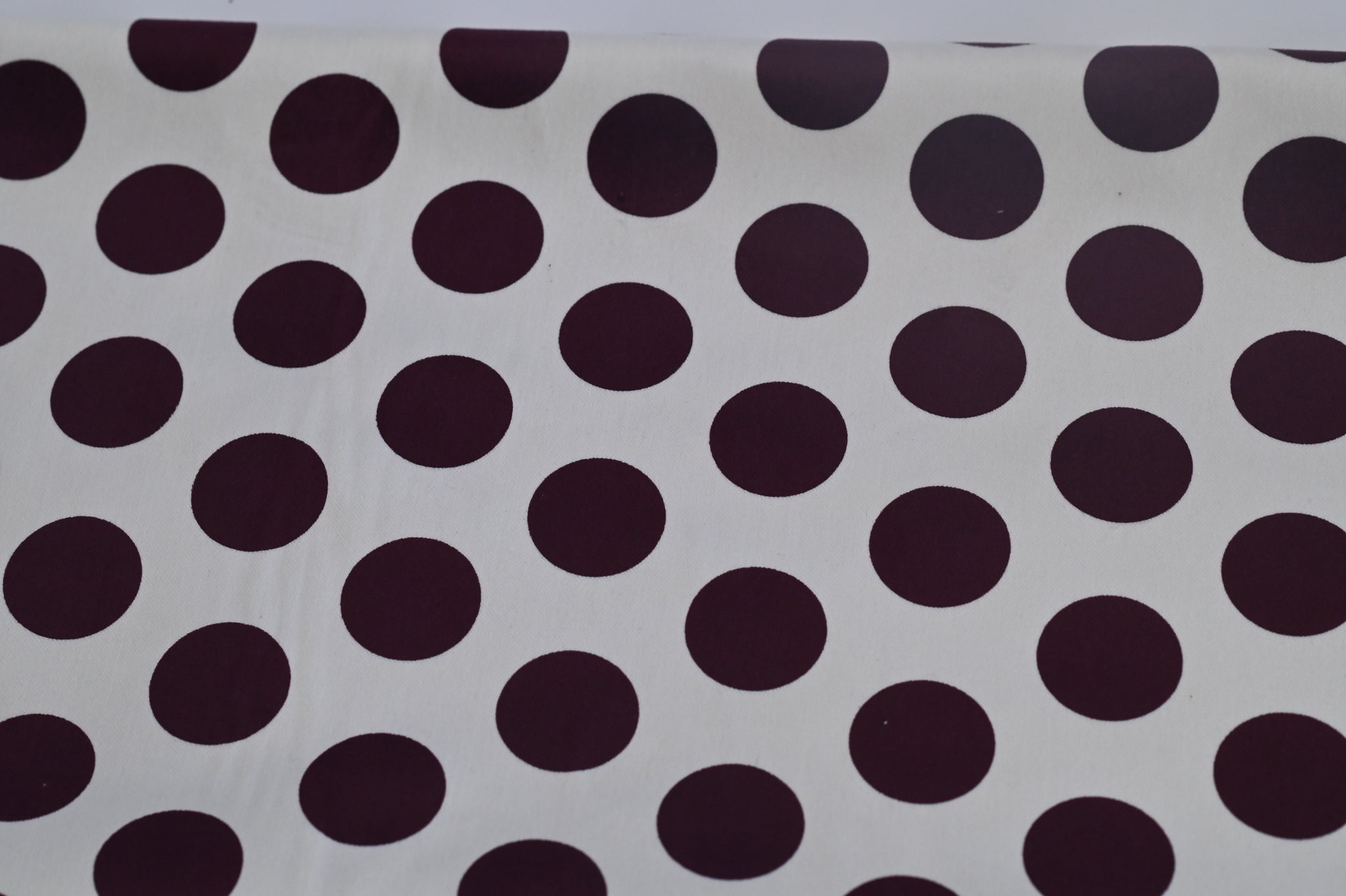 Polka Dots and Velvet - Cotton